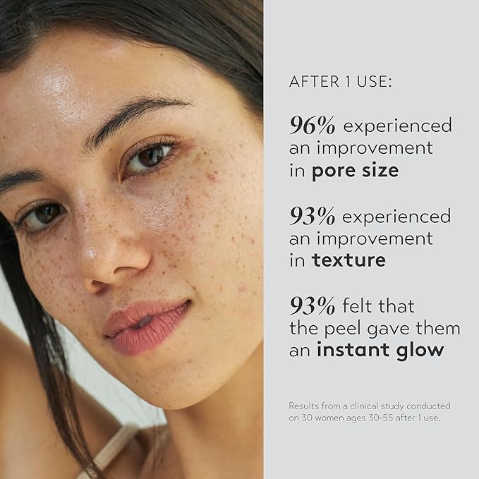 SHANI DARDEN SKIN CARE Triple Acid Peel, 2-Step Exfoliating Face Peel with Mandelic, Lactic & Glycolic Acids, Kaolin Clay Neutralizing Mask & Brush, Helps Improve Dark Spots & Skin Texture, 1.69 fl oz