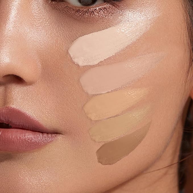 Liquid Foundation Makeup Natural True Skin Tone Full Coverage Concealer Flawless Complexion Blendable Longwear, 102, 1 fl. oz.