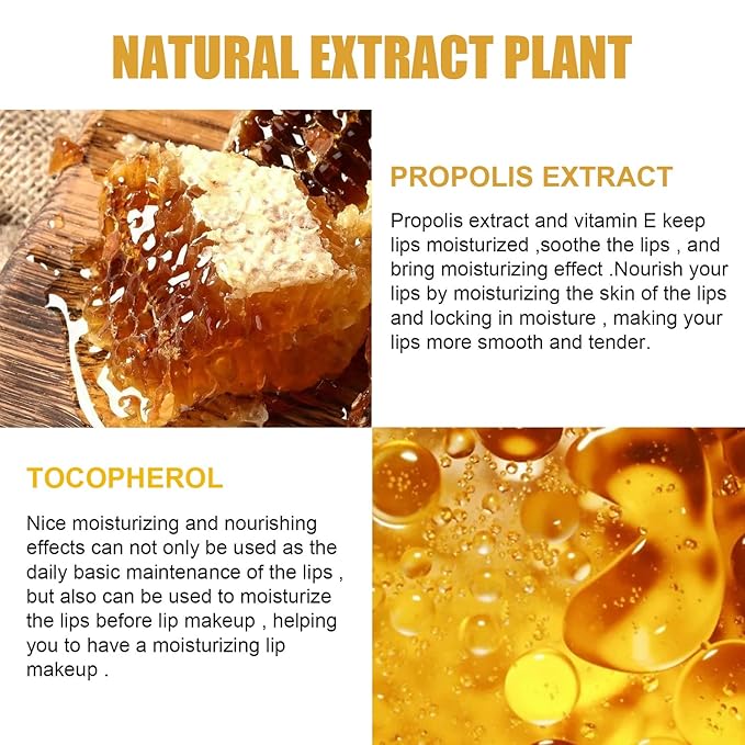 4Pcs Bee Lip Balm Honey Pot,Honey Lip Mask Hydrating Prevention Dry and Cracked Lip Scrubs Exfoliator,lip balm hydrating Bee Lip Mask Balm,Lip Sleep Mask Reduces Lip Lines