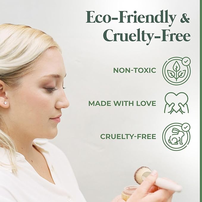 Dr. Lily Ros- All-Natural Blush, Bronzer & Shimmer – Plant Based No Harsh Chemicals, No Parabens or Synthetic Fragrances 100% Natural Formula Safe for Sensitive Skin (In Love)