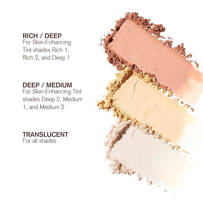 Ami Colé Skin Melt Talc-Free Loose Setting Powder Rich Deep, face powder, makeup, finishing powder, lightweight