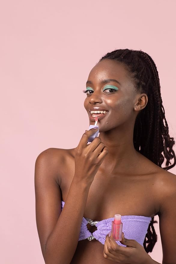 SPF50 Glow & Go Lip Oil: Lip Oil with SPF, Moisturizes and Protects Lips, 4.5ml in Watermelon