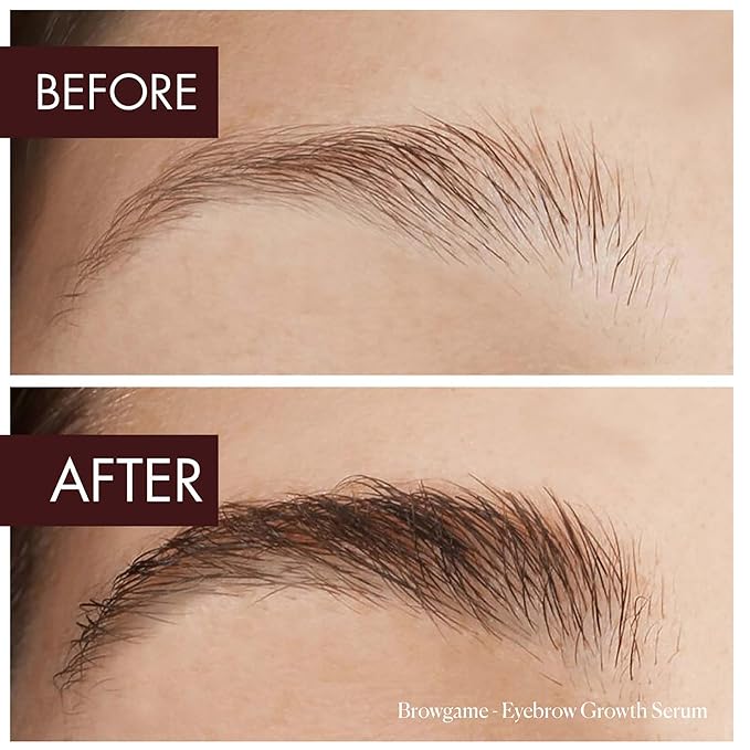 Eyebrow Growth Serum - Provides Full, Healthy And Well Defined Eyebrows - High Technology Formula - Vegan And Cruelty Free - Flexible Applicator Developed Specifically For Brows - 0.1 Oz