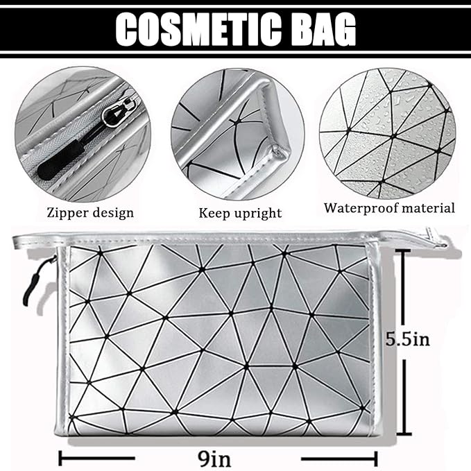 All in One Makeup Kit for Women Full Kit, includes 12 Colors Eyeshadow, 5PCS Brush Set, Eyebrow Pencil, Eyeliner & Mascara, Contour Stick, Primer & Liquid Highlighter With Cosmetic Bag Makeup Set