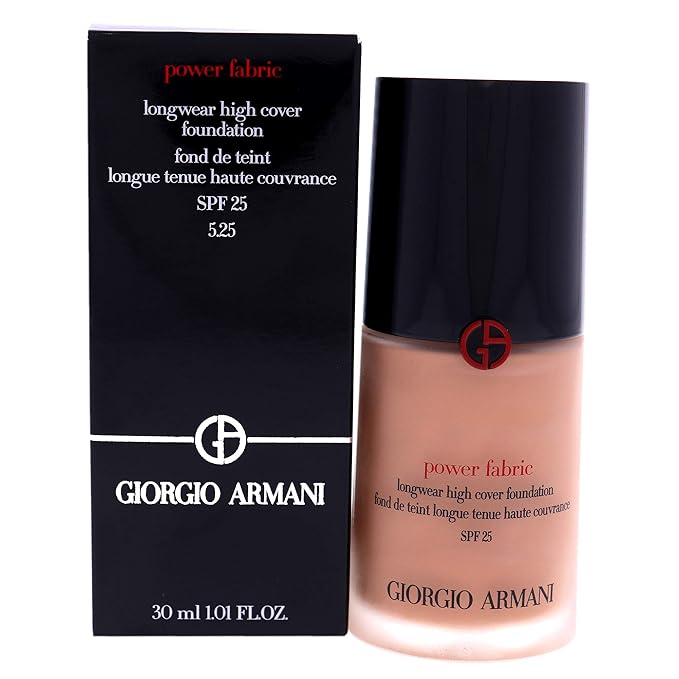 Power Fabric Longwear High Cover Foundation SPF 25-5.25 by Giorgio Armani for Women - 1 oz Foundation