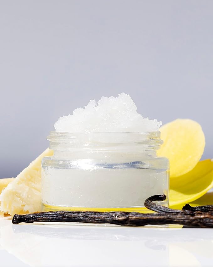 Three Ships Vanilla Lip Exfoliator – Vegan Lip Polish & Moisturizer – As Seen on TV – Soothing, Hydrating & Reviving Natural Lip Scrub for Dry, Damaged Lips, 15g