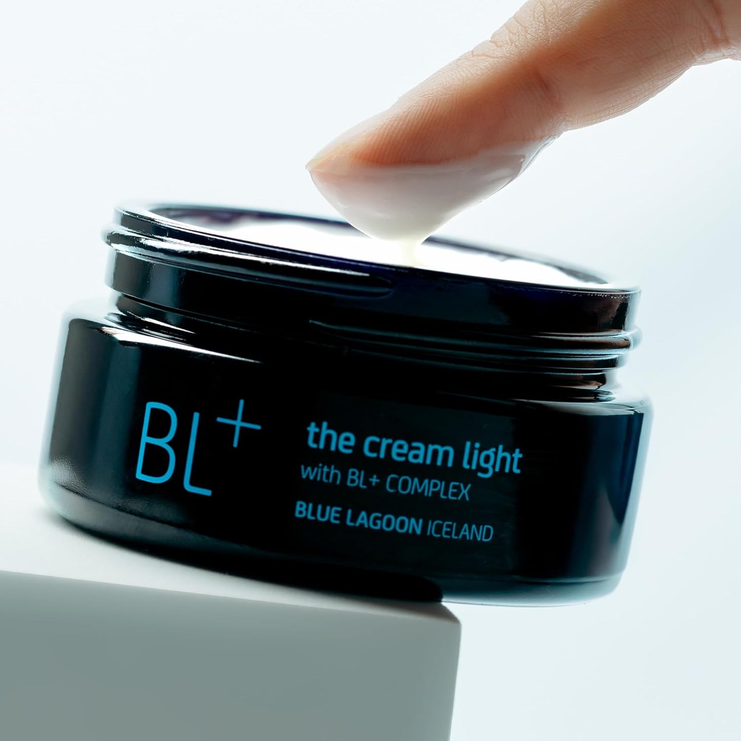 Blue Lagoon - BL+ The Cream Light Gel Moisturizer | Sustainable, Bioactive Luxury Skincare (Full Size, .5 oz | 15 ml)