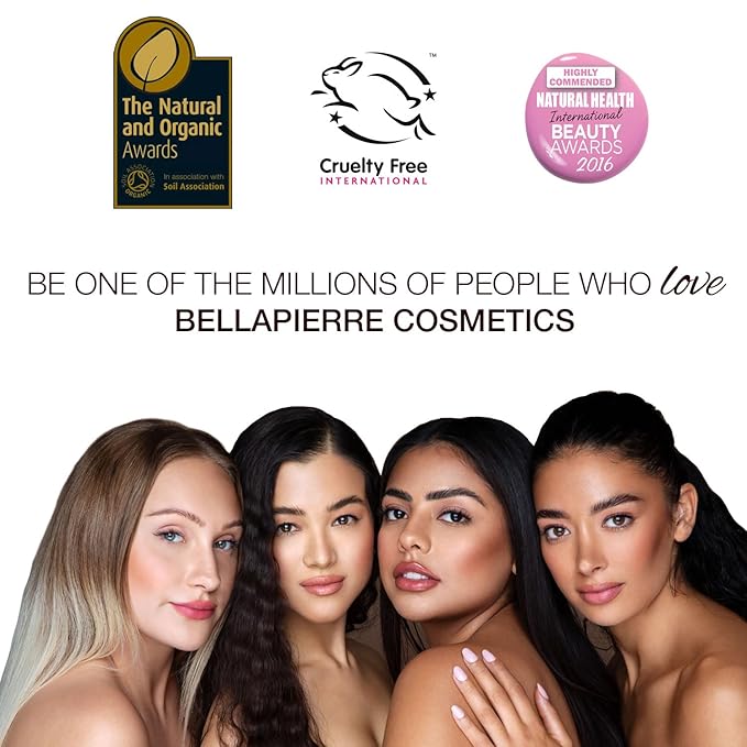 bellapierre Mineral Foundation SPF 15 - Loose Powder Foundation | Vegan & Cruelty Free Natural Makeup | Full Coverage Matte Finish | Hypoallergenic | Oil & Talc Free - 0.32 Oz - Biscotti