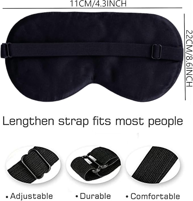 100% Pure Silk Eye Mask Sleep Eye Mask Eye Cover Eyeshade Sleeping Eye Mask Printed Colors (#12)