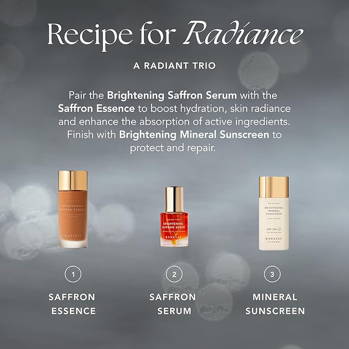 Brightening Saffron Serum - Discoloration Correcting Face Serum, Dark Spot Corrector, Vitamin C Alternative & Hyperpigmentation Treatment - Leaves Skin with a Healthy Glow (0.17 oz)