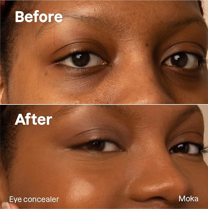 ATTITUDE Oceanly Light Coverage Under Eye Concealer Stick, Titanium Dioxide-Free, EWG Verified, Plastic-Free, Vegan & Cruelty-free Makeup, Moka, 0.2 Ounces