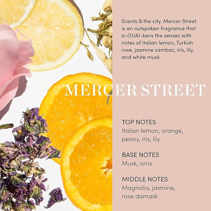 OUAI Medium Shampoo and Conditioner Set - Sulfate Free Shampoo and Conditioner for Medium Hair - Made with Keratin, Shea Butter & Avocado Oil - Free of Parabens & Phthalates (10 Fl Oz)