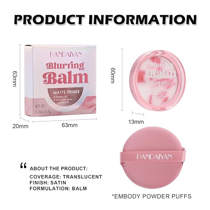 Beauty Poreless Setting Powder, Two Color Cream Translucent Lightweight Oil Control No Sebum Loose Face Powder,Waterproof&Long-Lasting Natural Matte Primer,Makes Skin Downy