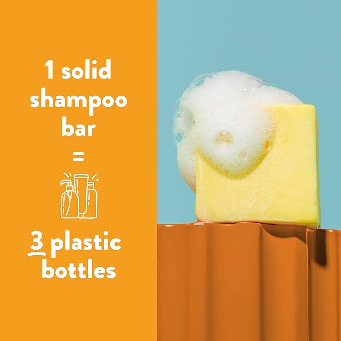 Ethique St Clements -Clarifying Solid Shampoo Bar for Oily Hair - Vegan, Eco-Friendly, Plastic-Free, Cruelty-Free, 3.88 oz (Pack of 1)