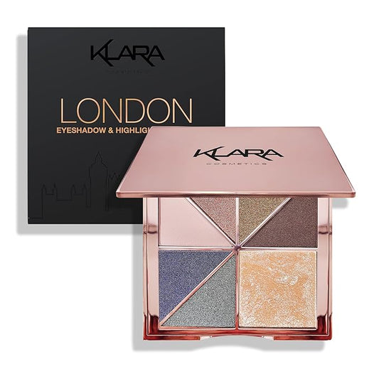 Fashion Victim London Eyeshadow Highlight Palette Shimmer Matte Metallic Shine Waterproof 100% Colour Pigment