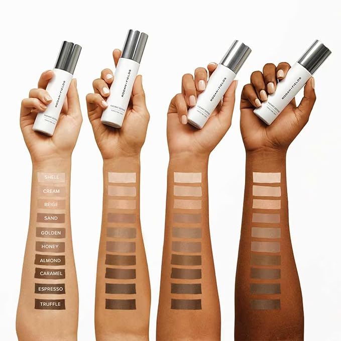 RODAN + FIELDS Radiant Defense Perfecting Liquid SPF 30 - Beige, 50 mL, 4-in-1 Makeup & Skin Care Beauty Solution, Face Sunscreen, Moisturizer, Light Foundation