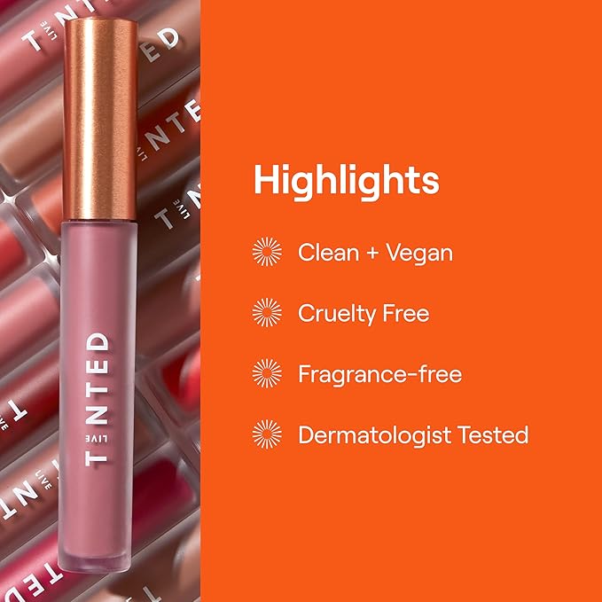 Live Tinted Huelip Liquid Lip Crème - Weightless, Long-Lasting Liquid Lip with Hyaluronic Acid and Jojoba Oil For a Soft, Comfortable, Moisturized Finish - 0.09 fl oz - Magenta