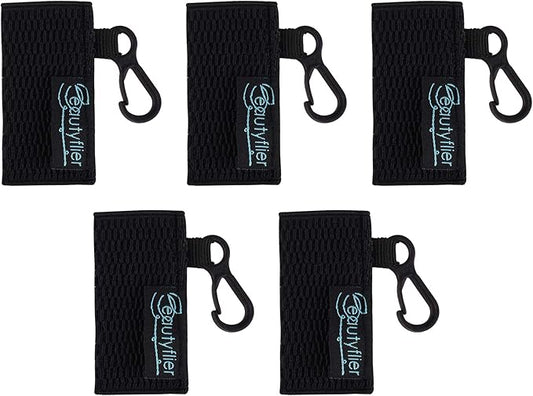 Beautyflier Cute Elastic Lip Balm Holder Keychain, Lipstick Sleeve Chapstick Sleeve Holder for Burts Bees Chapstick