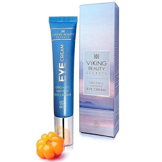 Eye Cream - Hyaluronic Acid and Nordic Berry Infused Eye Cream - Under Eye Cream for Reducing Dark Circles and Fine Lines - Hydrating Eye Cream for Daily Use