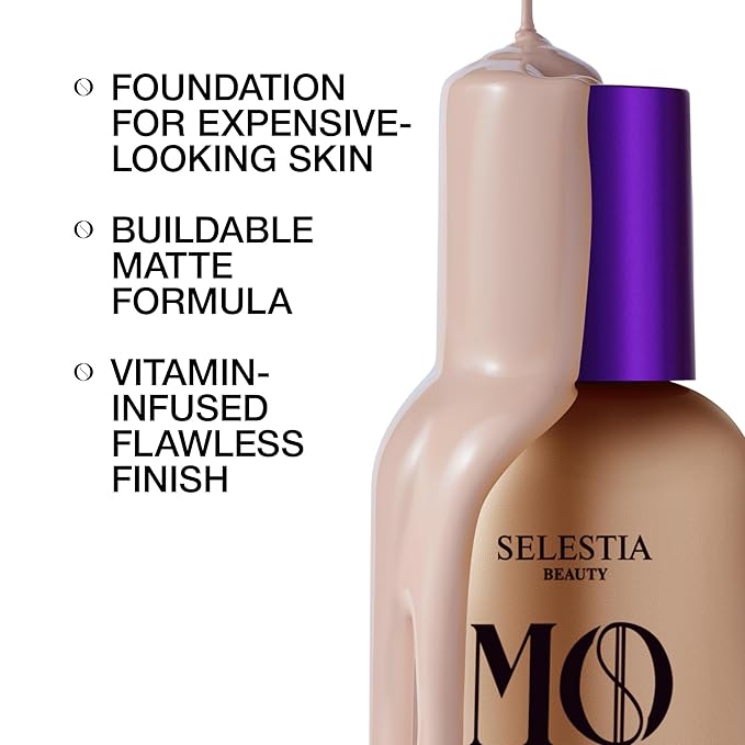 Matte Foundation Money - Long-Lasting Makeup Foundation with Flawless & Buildable Coverage - Liquid Foundation for All Skin Types (Cloud)