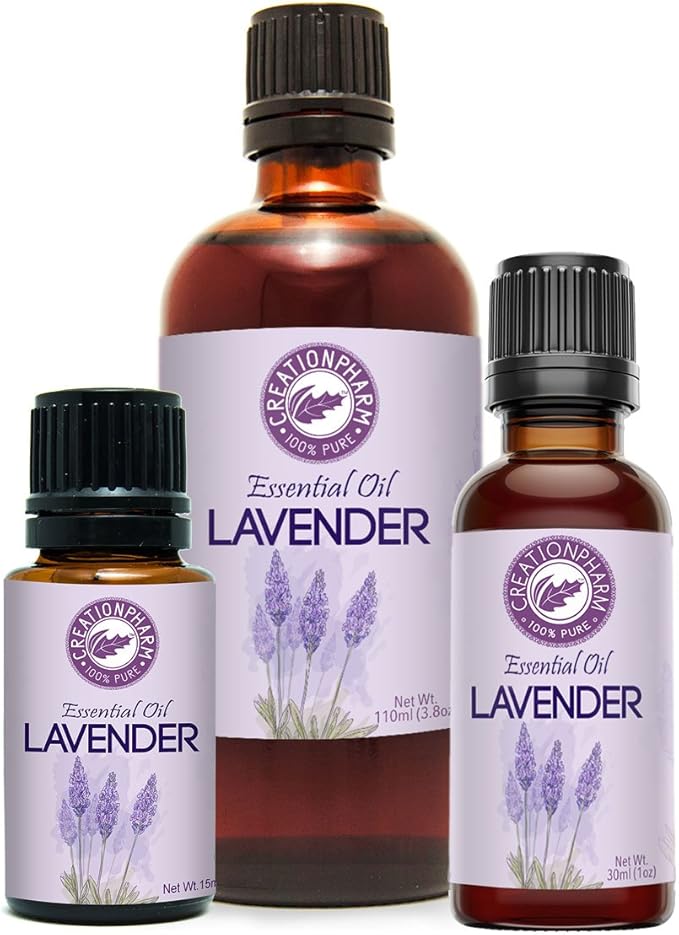 Creation Pharm Lavender Essential Oil 2 oz - 100% Pure - Aceite esencial de Lavanda