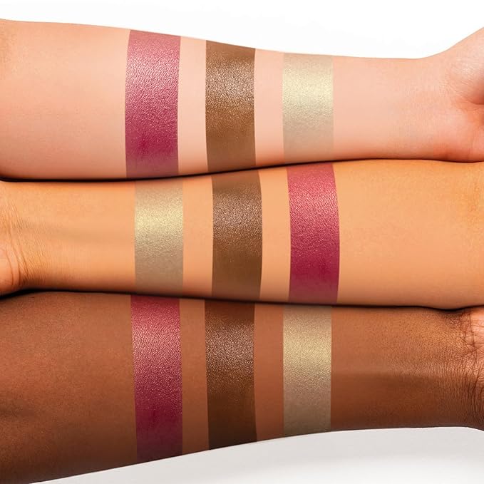 3 Pcs Face Contour Stick Kit, Matte Finish Face Stick Trio with Bronzer Blush Highlighter and Brush, Long Lasting Waterproof Cream Beauty Wand Makeup Set for Sculpt Glowing Face Look (#2, 7, 11)