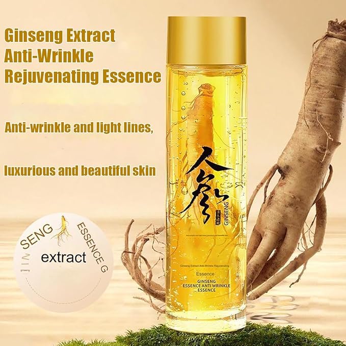 Ginseng Extract Liquid, Ginseng Extract Anti-Wrinkle Original Serum Oil, Korean Red Ginseng Essence for Anti Aging, Moisturizer, Fighting Collagen Loss, Reduces Wrinkles, Improves Sagging (2)