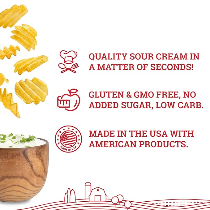 Hoosier Hill Farm Sour Cream Powder, 2LB (Pack of 1)