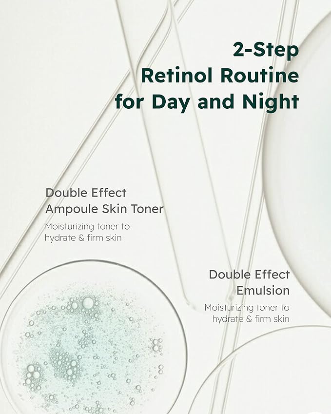 ISA KNOX AGE FOCUS PRIME Double Effect Emulsion by LG Beauty, PRIME Wrinkle For All Serum & PRIME Eye For All Cream - Korean Skin Care, Daytime Retinol (177 ml/5.99 fl oz)