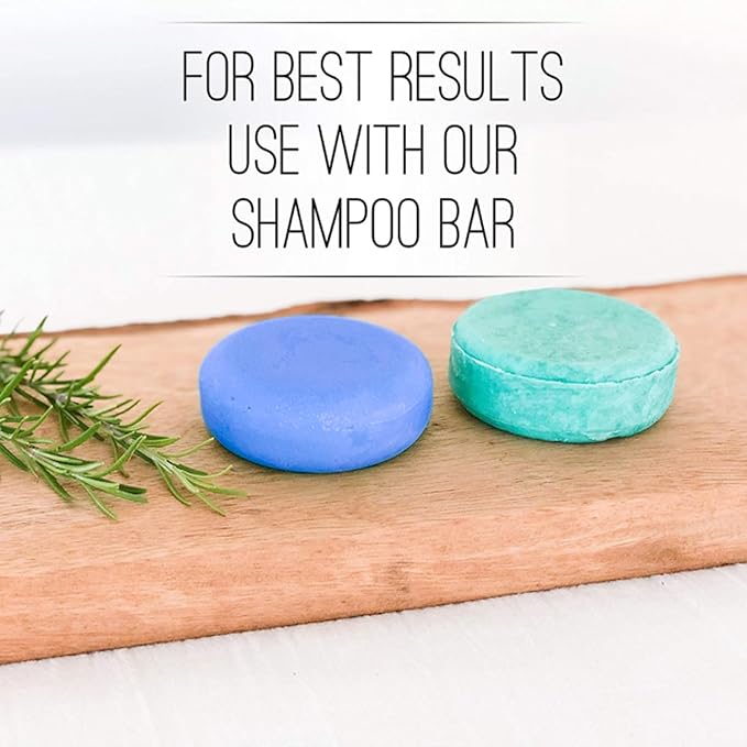 Aspen Kay Naturals Conditioner Bar, Made With Natural & Organic Ingredients, All Hair Types including frizzy hair, 2.3 Ounce Bar. (Rosemary & Peppermint)