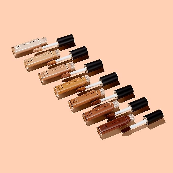 e.l.f. 16HR Camo Concealer, Full Coverage, Highly Pigmented Concealer With Matte Finish, Crease-proof, Vegan & Cruelty-Free, Deep Chestnut, 0.203 Fl Oz