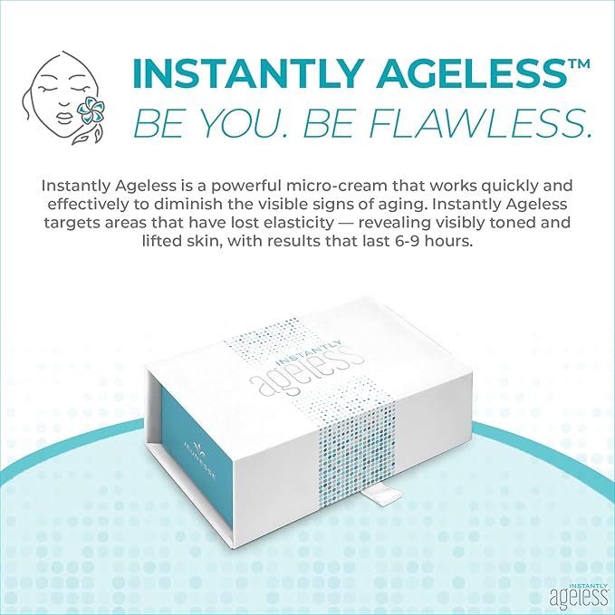 Instantly Ageless Facelift in A Box - Instant Eye Bag Remover Puffiness -1 Box of 25 Vials - Instant Under Eye Bags Remover - Wrinkle Tightener - Instant Wrinkle Remover for Face Instant Lift