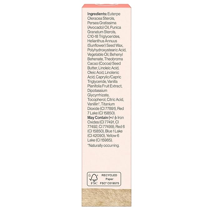 Honest Beauty Tinted Lip Balm | Antioxidant-rich Acai Extracts + Avocado Oil | EWG Certified, Vegan, Cruelty Free | Blood Orange