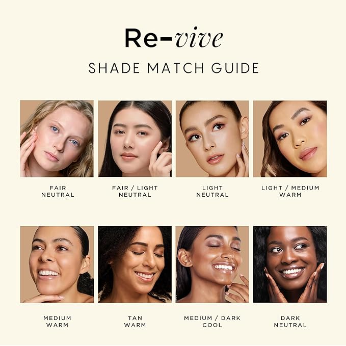 HALEYS Weightless Longwear Concealer (Fair - Neutral), Re-vive, Medium to Full Coverage, Gripping, Fast-setting, All-Day Wear, Spot Concealing, Brightens, Streak-free, Light-diffusing, V+CF