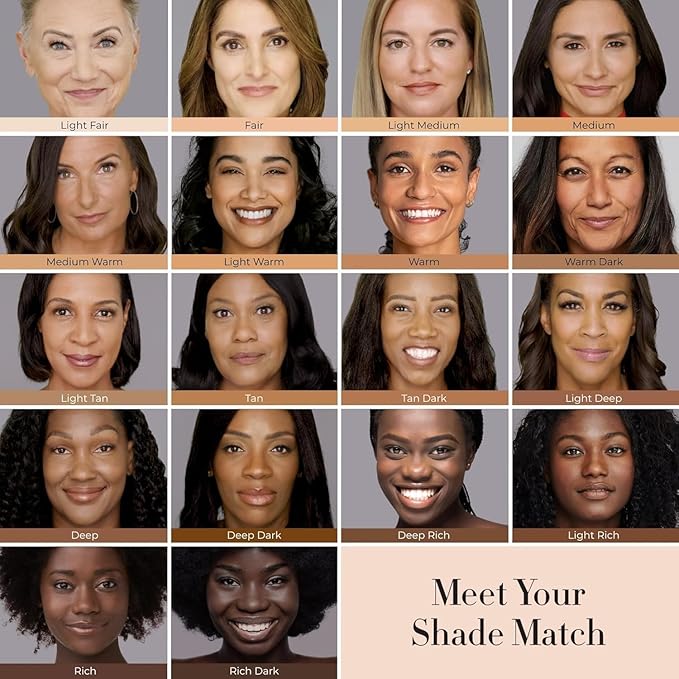 LUMINESS Silk Airbrush Spray Foundation 2-PC Kit - Foundation & Dual-Sided Angled Makeup Brush - Buildable Coverage, Anti-Aging Formula, Humidity Resistant, Hydrates & Moisturizes, Medium Warm