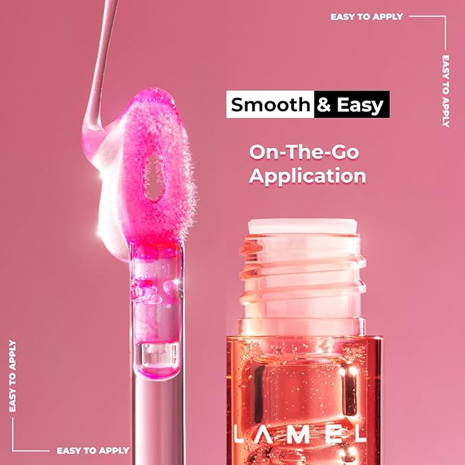 All-in-One Lip Tinted Plumping Oil - Universal Color & Moisture, Soft Balm for Day & Night Use, Lip Mask&Lip Gloss - Long-Lasting & Scented, Berry Ice 404-3ml/0.1fl.oz