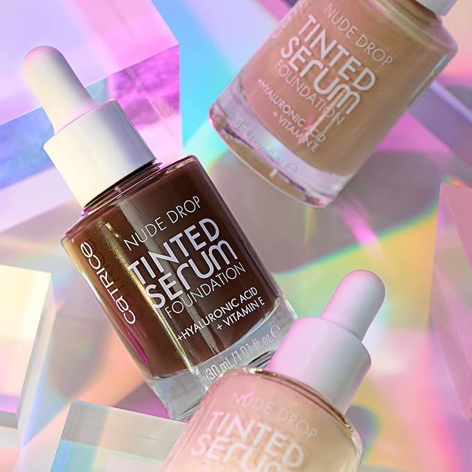 Catrice | Nude Drop Tinted Serum Foundation | Lightweight, Hydrating, Buildable Coverage | Enriched with Hyaluronic Acid & Vitamin E | Vegan & Cruelty Free (065N)