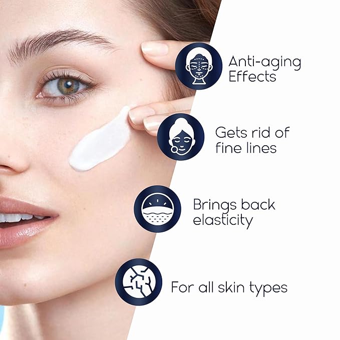 Instant Face Lift Cream, Face Cream for Older Women 60 Plus - Wrinkle Cream for Face Deep Wrinkles - Face Moisturizer for Women Dry Skin | Night Cream Anti Aging - 1.69 Fl Oz