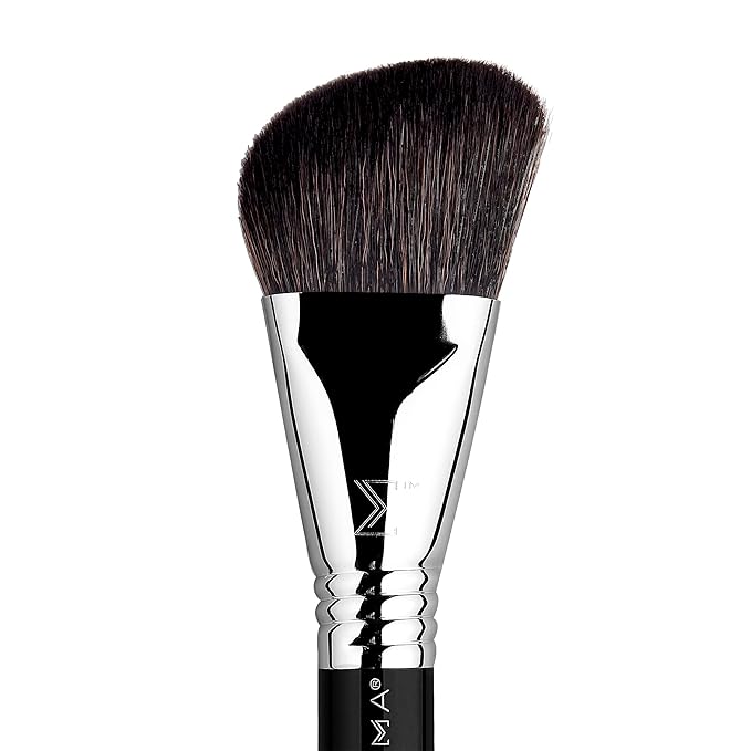 Sigma Beauty Professional F23 Soft Angled Contour™ synthetic Face Makeup Brush with SigmaTech® fibers for Contouring, Sculpting and Highlighting