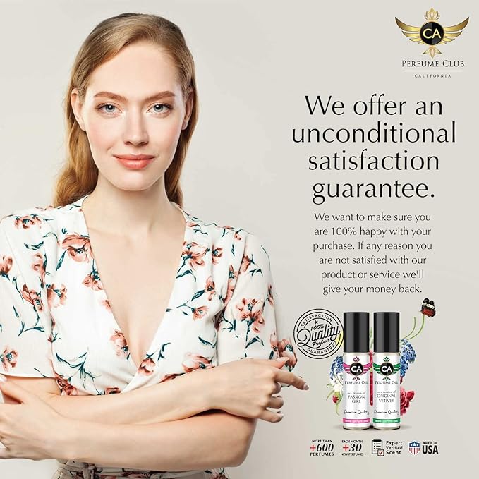 CA Perfume Impression of Obsessional Femme For Women Replica Fragrance Body Oil Dupes Alcohol-Free Essential Aromatherapy Sample Travel Size Concentrated Long Lasting Roll-On 0.3 Fl Oz/10ml