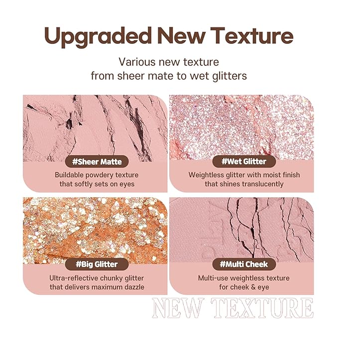 ETUDE Play Tone Eyepalette | From Eye To Cheeks | Palette With Easy Color Matching For All | Various Texture From Sheer Matte To Wet Glitters | K-beauty (Peach Gerbera)