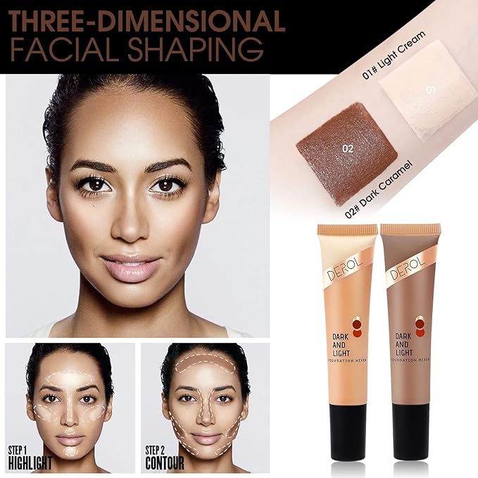 Light Cream Foundation Mixing Pigment for Adjusting Shade and Color Corrector, Blends Easily, Light Cream Color Corrector for Adjusted to Lighten Various Foundation Colors (Light Cream)