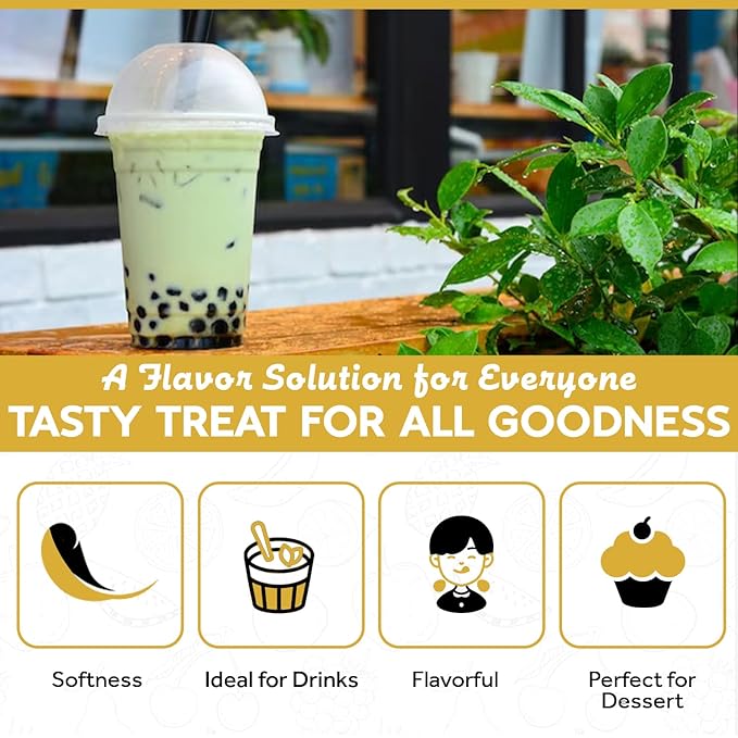 Fanale Premium Honeydew Bubble Tea Flavoring Powder | Perfect for Baking, Smoothies, Desserts and Drinks | Instant Flavoring Powder for Boba Milk Tea - 2.2 Pounds (Pack of 20).