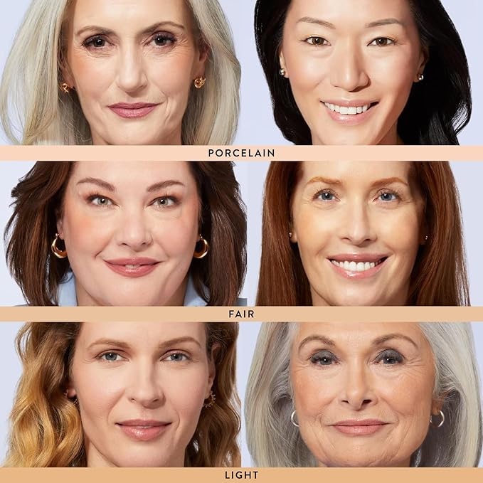 LAURA GELLER NEW YORK Award-Winning Baked Balance-n-Brighten Color Correcting Powder Foundation - Fair - Buildable Light to Medium Coverage - Demi-Matte Natural Finish