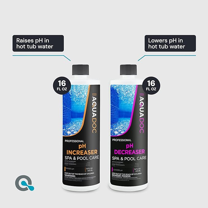 Aquadoc Bromine Hot Tub Starter Kit for Spas, Complete Spa Maintenance Kit with Bromine Tablets & Complete Hot Tub Chemicals Starter Kit (Bromine Hot Tub Starter Kit)