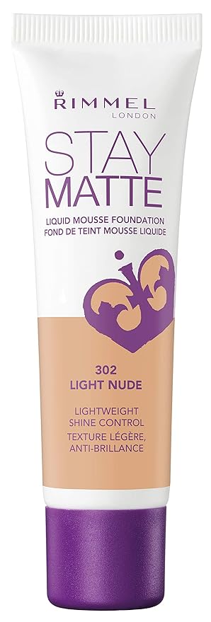 Rimmel Stay Matte Foundation, Light Nude, 1 Fluid Ounce