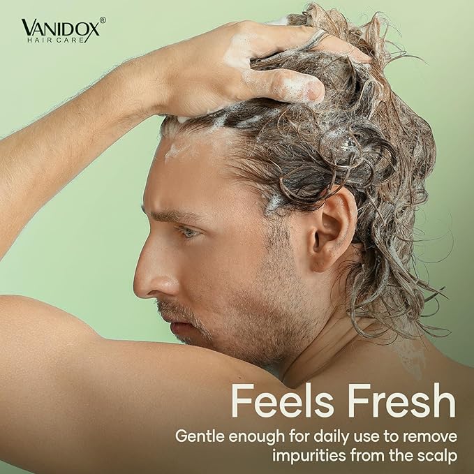 Tea Tree Oil Shampoo and Conditioner Set with Biotin, DHT Blockers, Itchy Scalp Relief, Supports Thicker-Looking Hair, Cleanses Dandruff & Buildup, For Men & Women, Made in USA, 16 fl oz Each