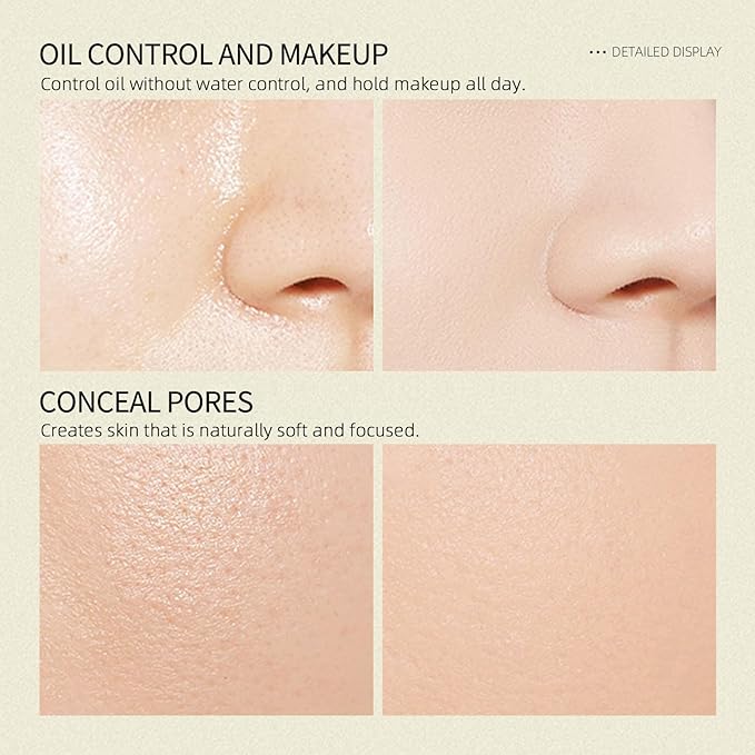 Erinde Nude Translucent Matte Setting Powder with Puff, Face Loose powder Makeup, Oil Control Finishing Powder, Lightweight Blurring Powder, Waterproof, 24H Long-Lasting, Creates Soft Focus Effect