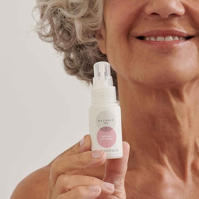 Balance Me Wonder Eye Cream, With Hyaluronic Acid, Reduces Dark Circles & Puffiness, Anti-Ageing & Hydrating Eye Gel, For All Skin Types, 100% Natural, Vegan & Cruelty Free Made In UK, 0.5 Fl Oz