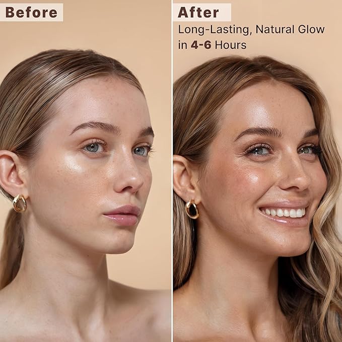 Bronzing Face Tanner Spray Mist, Sunless Face Tanning Water, USA Made with Natural & Organic Ingredients